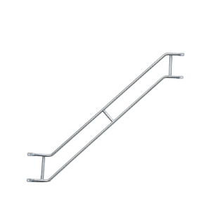 Aluminiowa poręcz zewnętrzna schodów 250