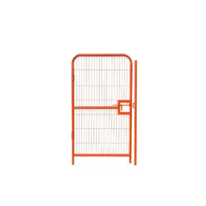Furtka ażurowa zaokrąglona z ryglem i kołem 105 × 200 cm